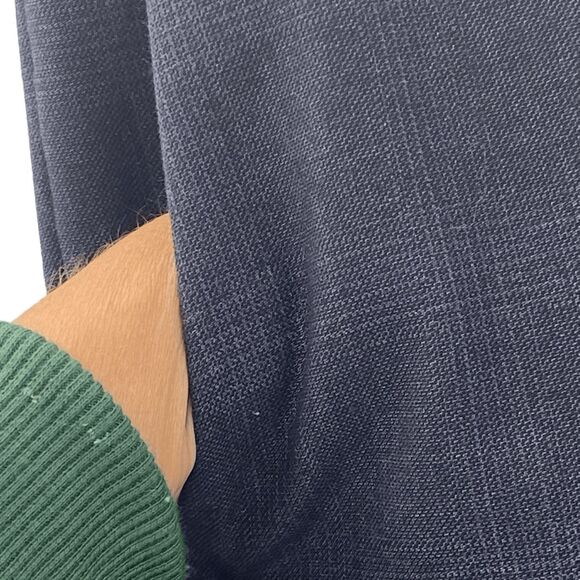 Kenneth Cole Reaction Men's Navy Slim Fit Windowpane Dress Pants Size 34 x 34 - Picture 9 of 12